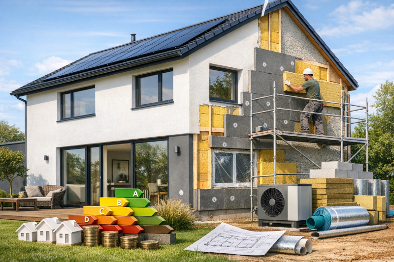 Wertsteigerung durch Sanierung: Leitfaden für die energetische Gebäudehülle 2026