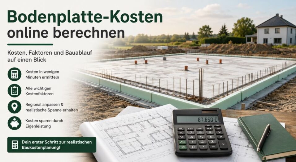 Bodenplatte Kosten Rechner